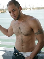 Latino stud posing
