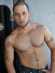 Latino stud posing