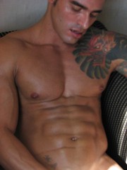Sexy Alexsander shows off his muscular body and great cock