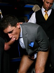 Couple of rough boners stuck in one gay asshole