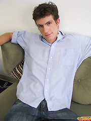 Straight boy from Maine jerks off his strong dick
