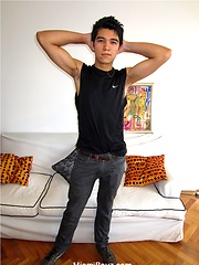 Gustavo is a hot young Latino from Boliva