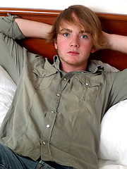 Cute emo boy in solo softcore scene