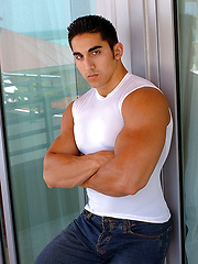 21yo bodybuilder Cody Miller showing his strong body