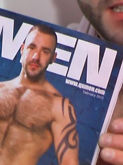 Behind the scenes of Alpha Male Fuckers scene