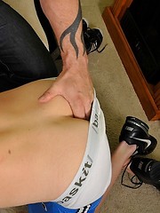 Peter fucks guys face and then slides his hole