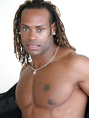 Muscle gay thug loads hic cum on chest