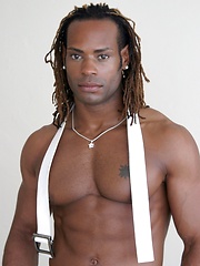 Muscle gay thug loads hic cum on chest