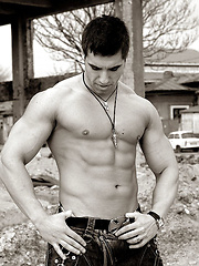 College student Lucas DiAngelo loves his muscles