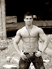 College student Lucas DiAngelo loves his muscles