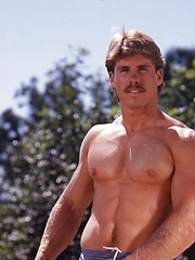 Retro-style guy posing