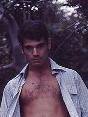 Retro gay cowboy erotic photo session