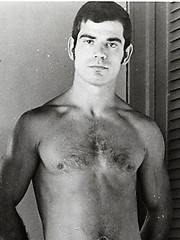 Retro gay cowboy erotic photo session
