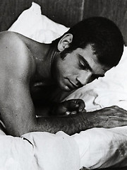 Retro gay cowboy erotic photo session