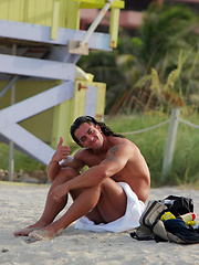 Alex Descha, latino muscle stripper from Miami