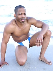 Black stud jacking off