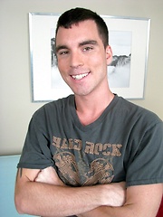 Straight newbie boy named Christopher Evan