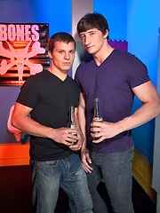 Two gay studs buddies have real hot anal fuck
