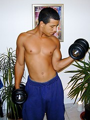You can enjoyed spending time with this young str8 Latino