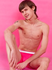 18 y.o. straight Johny Nightwill showing his exclusive body first-time before camera