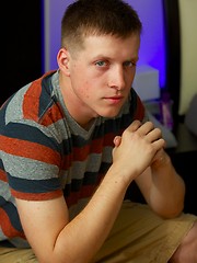 21-year-old Damon is a fair-skinned fella