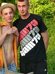 Farm boys Benj and Dane
