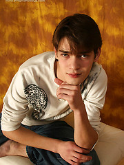 Cute boy jerking