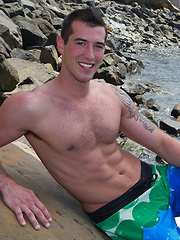 Handsome muscle guy Frank