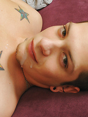 Licking Up A Load With Austin